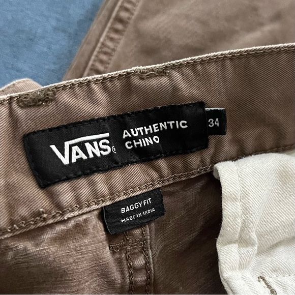 Vans Men’s Baggy Authentic Chino Pants W34 - Picture 9 of 14